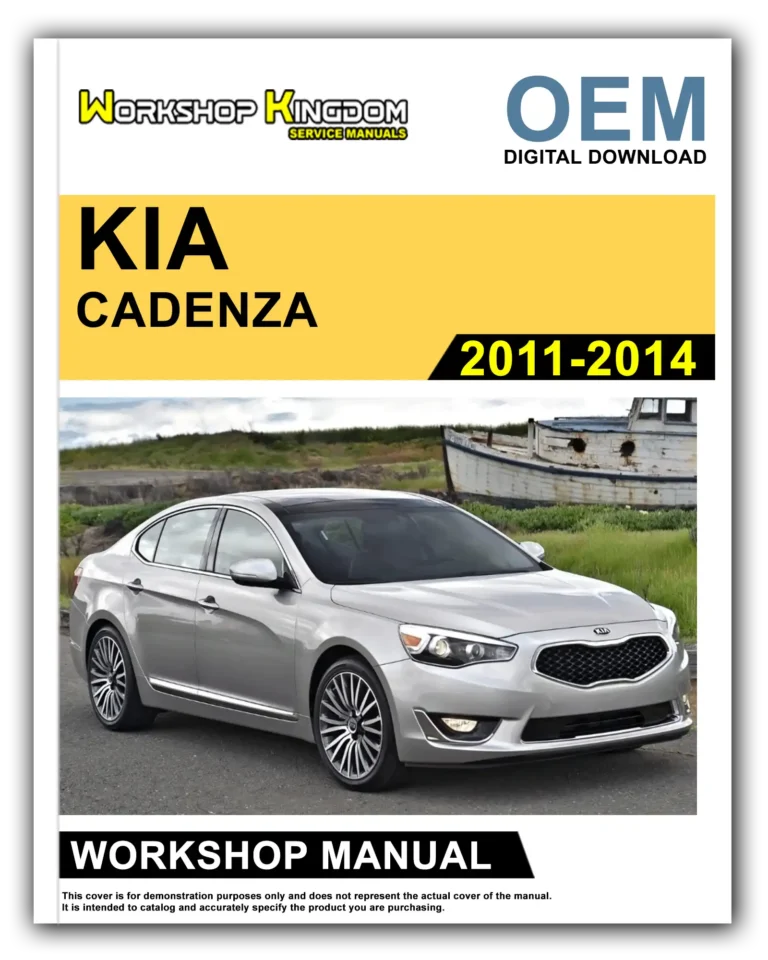 KIA CADENZA (2011-2014) Workshop Repair Service Manual – English – OEM Download