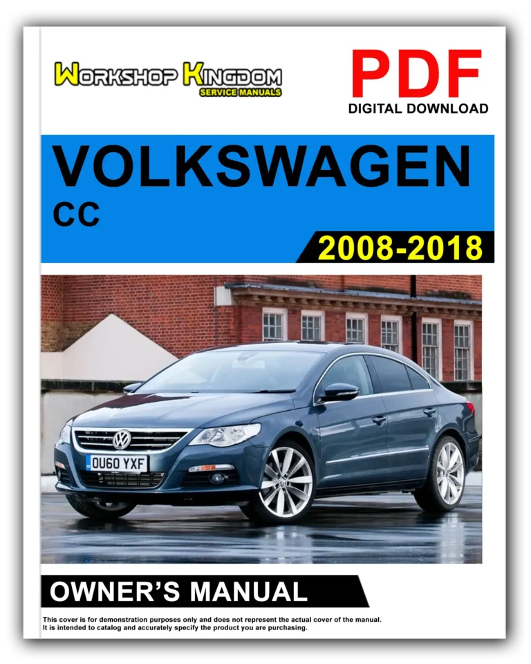 VOLKSWAGEN CC (2008-2018) Owner’s Manual – English – PDF Download