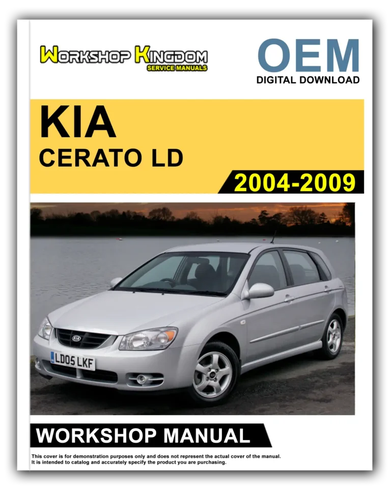 KIA CERATO LD (2004-2009) Workshop Repair Service Manual – English – OEM Download
