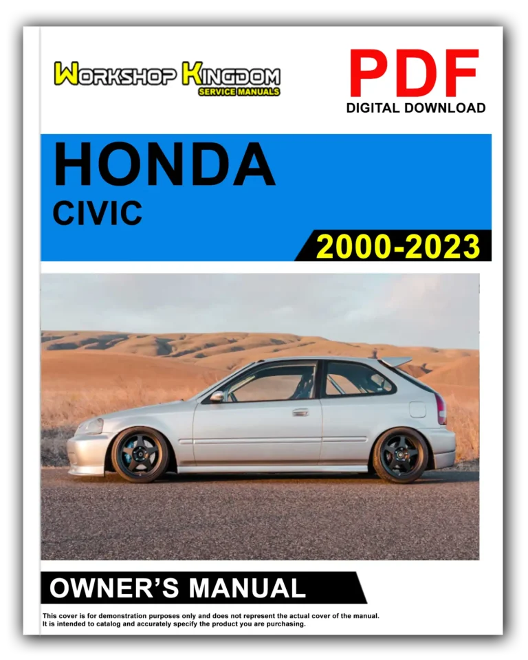 HONDA CIVIC (2000-2023) Owner’s Manual – English – PDF Download