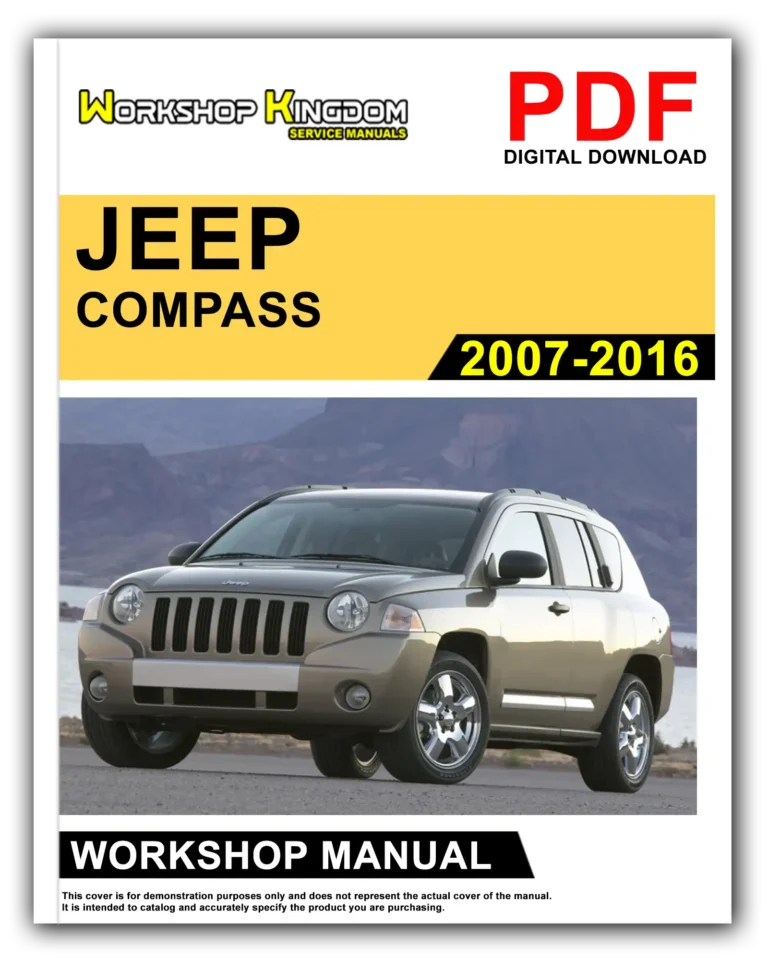 JEEP COMPASS (2007-2016) Workshop Repair Service Manual – English – PDF Download