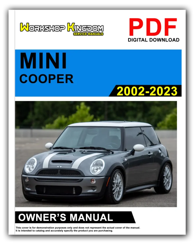 MINI COOPER (2002-2023) Owner’s Manual – English – PDF Download
