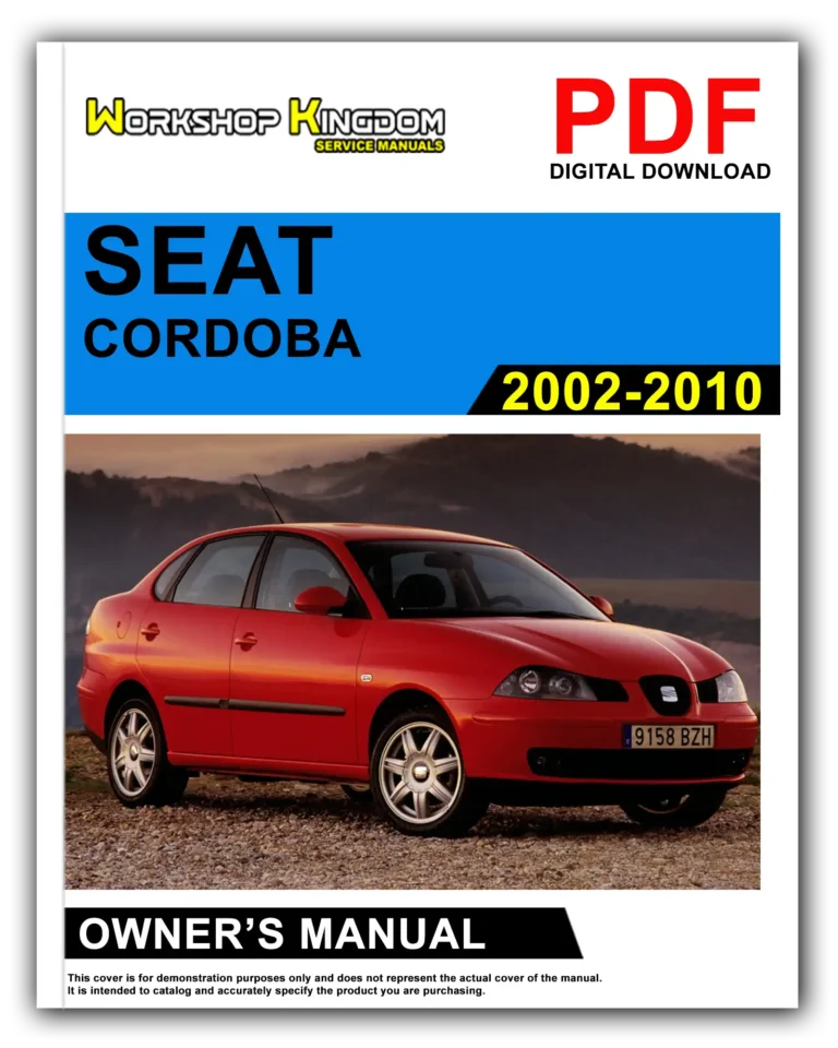 SEAT CORDOBA (2002-2010) Owner’s Manual – English – PDF Download