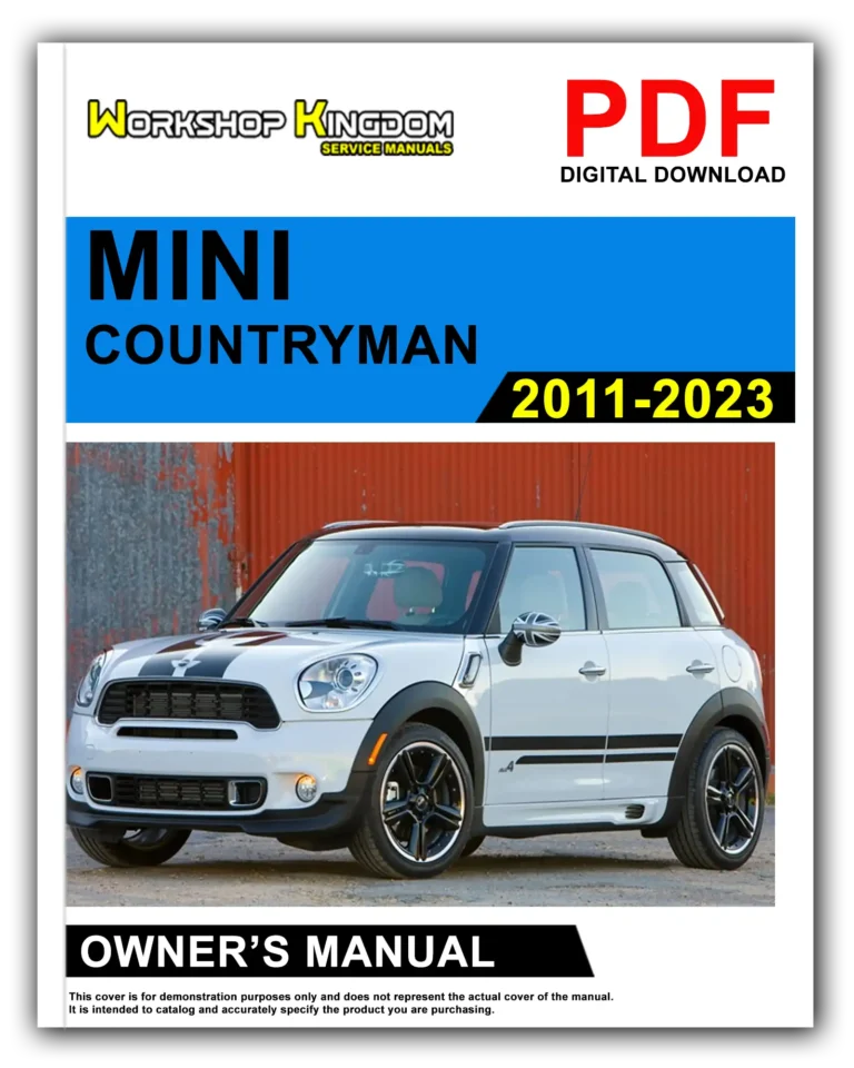 MINI COUNTRYMAN (2011-2023) Owner’s Manual – English – PDF Download