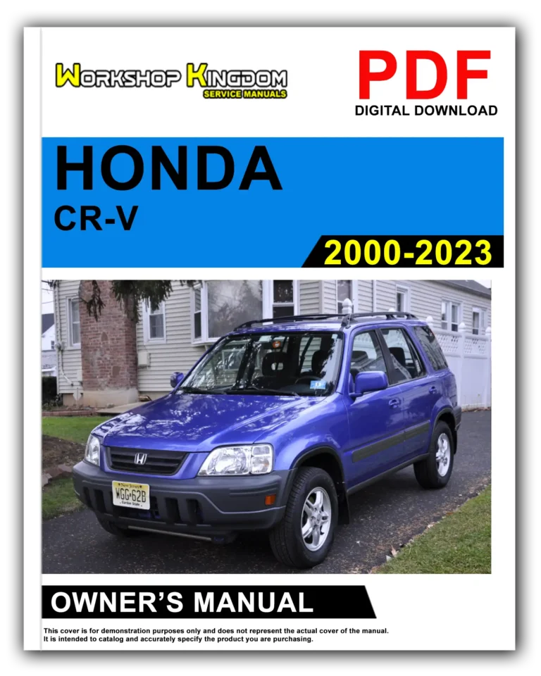 HONDA CR-V (2000-2023) Owner’s Manual – English – PDF Download