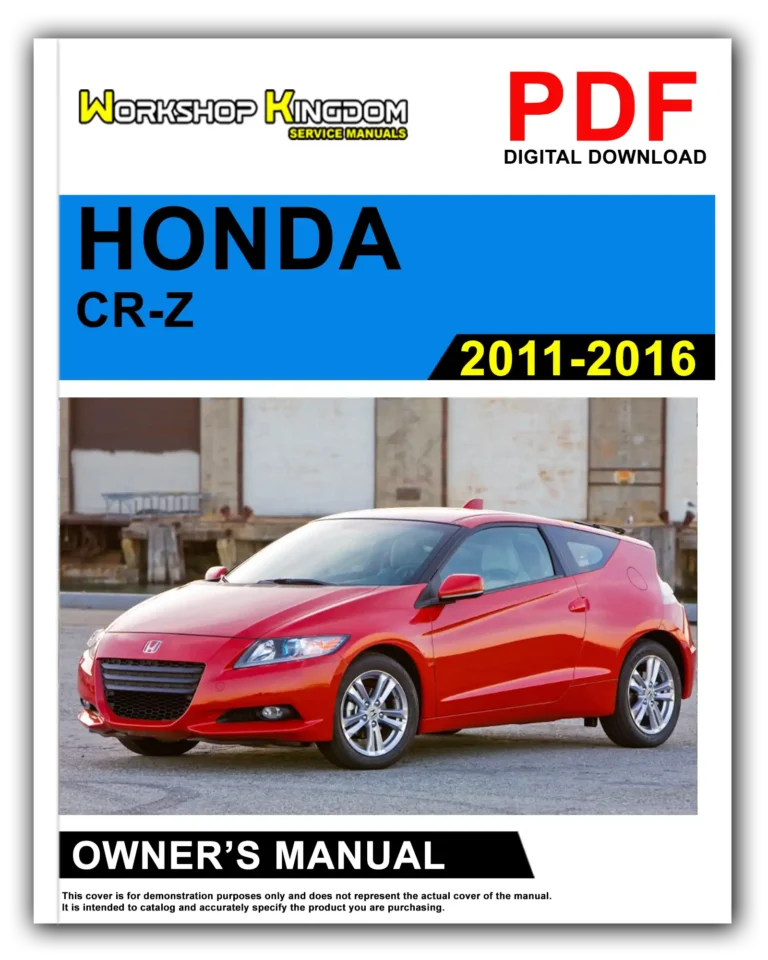 HONDA CR-Z (2011-2016) Owner’s Manual – English – PDF Download