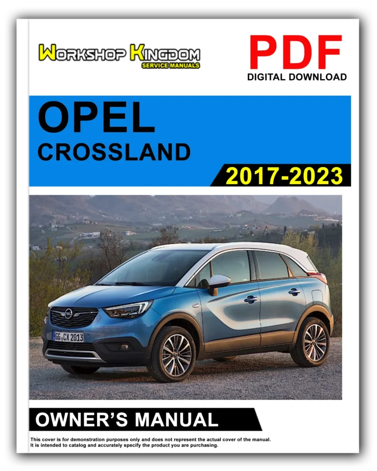OPEL CROSSLAND (2017-2023) Owner’s Manual – English – PDF Download