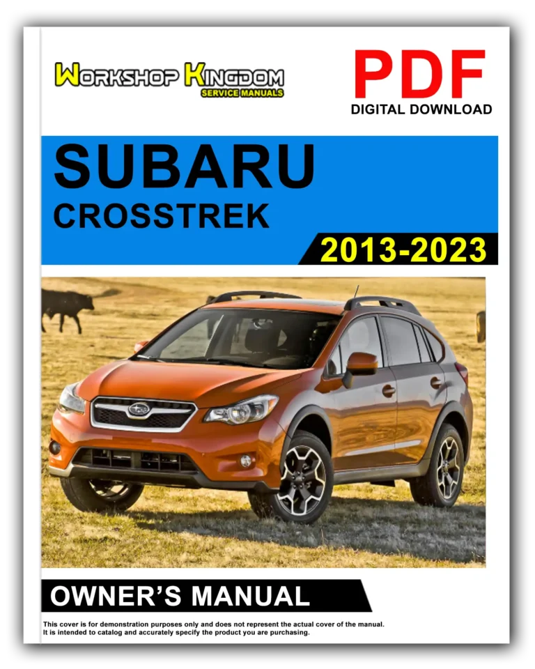 SUBARU CROSSTREK (2013-2023) Owner’s Manual – English – PDF Download