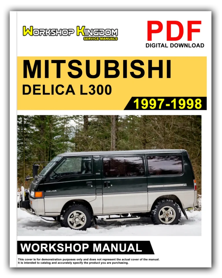 MITSUBISHI DELICA L300 (1987-1998) Workshop Repair Service Manual – English – PDF Download