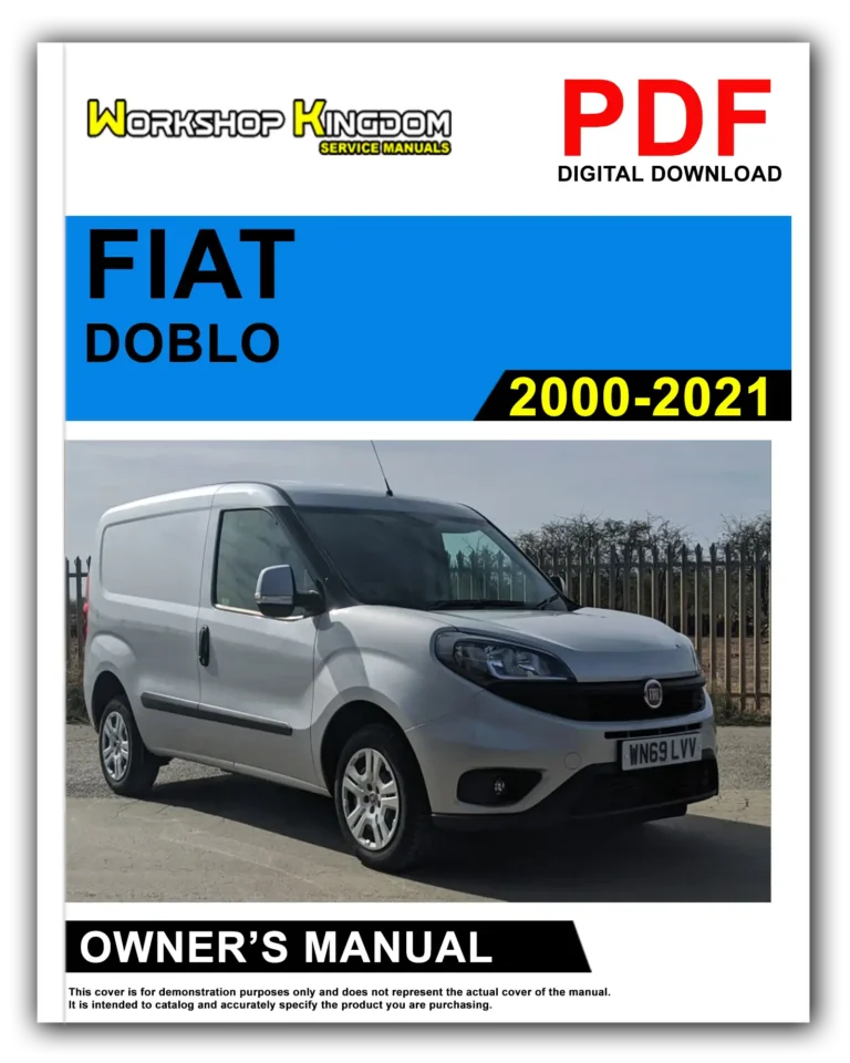 FIAT DOBLO (2000-2021) Owner’s Manual – English – PDF Download