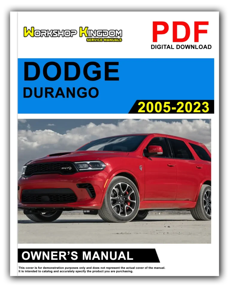 DODGE DURANGO (2005-2023) Owner’s Manual – English – PDF Download