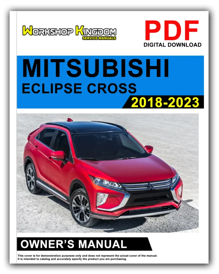 MITSUBISHI ECLIPSE CROSS (2018-2023) Owner’s Manual – English – PDF Download
