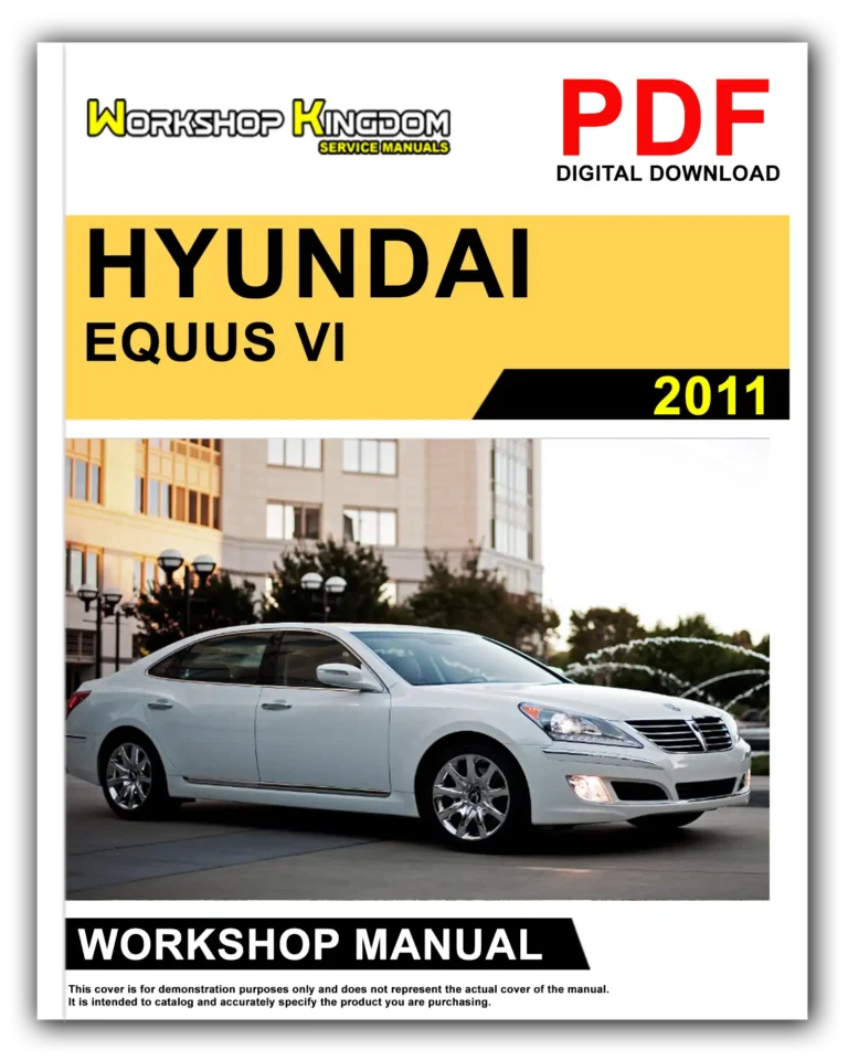 HYUNDAI EQUUS VI (2011) Workshop Repair Service Manual – English – PDF Download