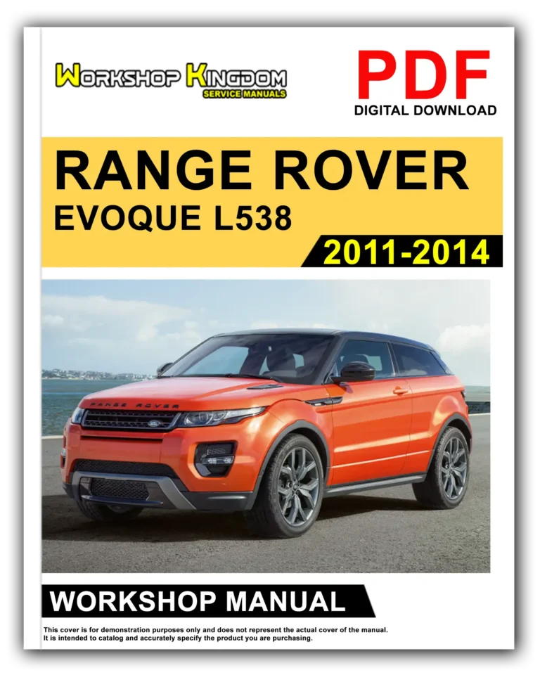RANGE ROVER EVOQUE L538 (2011-2014) Workshop Repair Service Manual – English – PDF Download