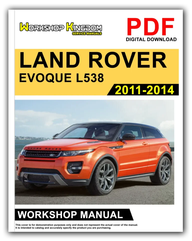 LAND ROVER EVOQUE L538 (2011-2014) Workshop Repair Service Manual – English – PDF Download