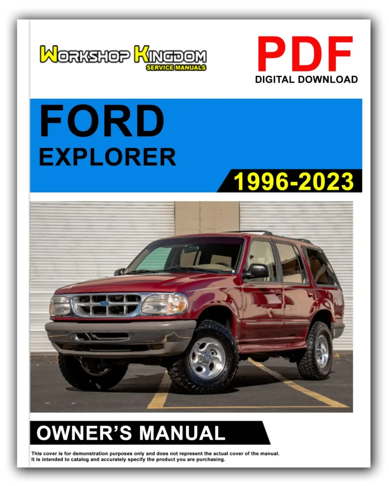 FORD EXPLORER (1996-2023) Owner’s Manual – English – PDF Download