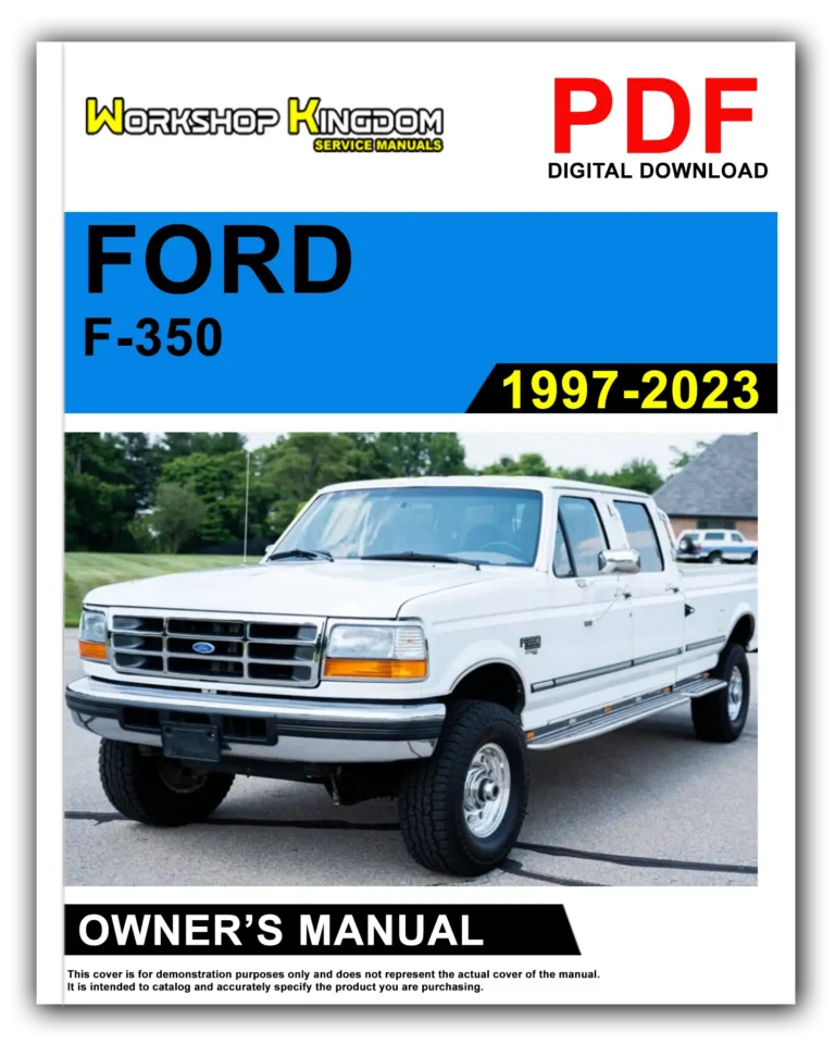 FORD F-350 (1997-2023) Owner’s Manual – English – PDF Download