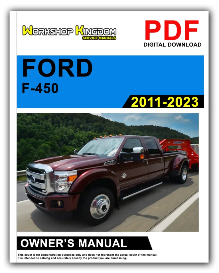 FORD F-450 (2011-2023) Owner’s Manual – English – PDF Download