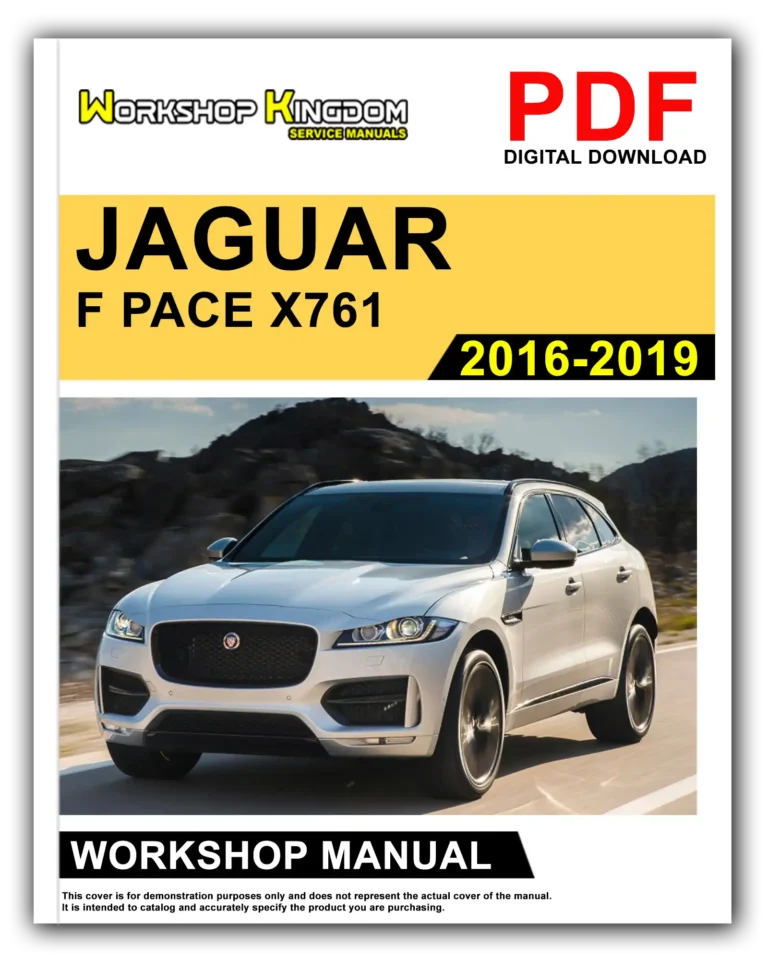 JAGUAR F PACE X761 (2016-2019) Workshop Repair Service Manual – English – PDF Download