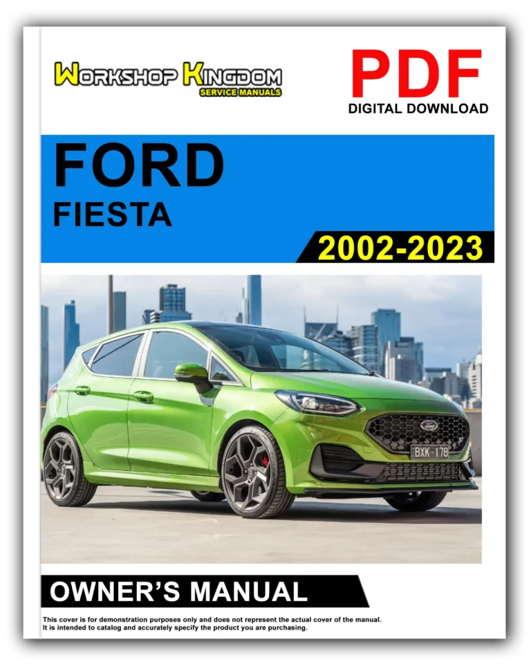 FORD FIESTA (2002-2023) Owner’s Manual – English – PDF Download