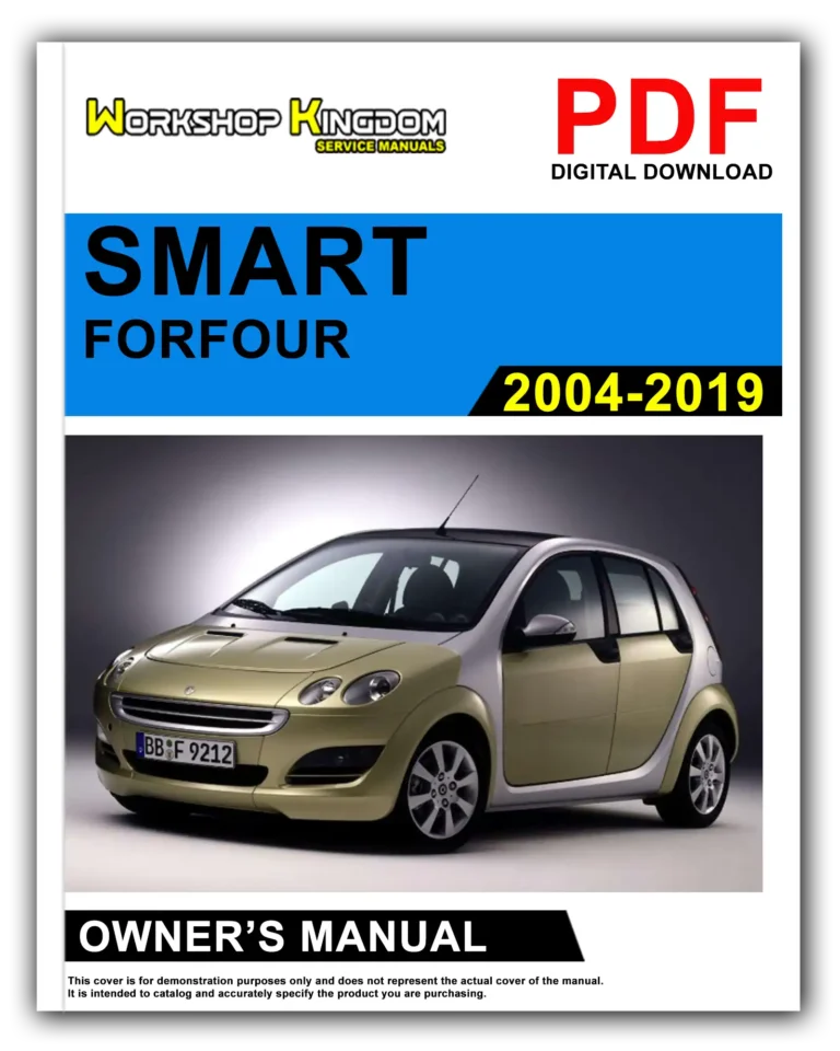 SMART FORFOUR (2004-2019) Owner’s Manual – English – PDF Download