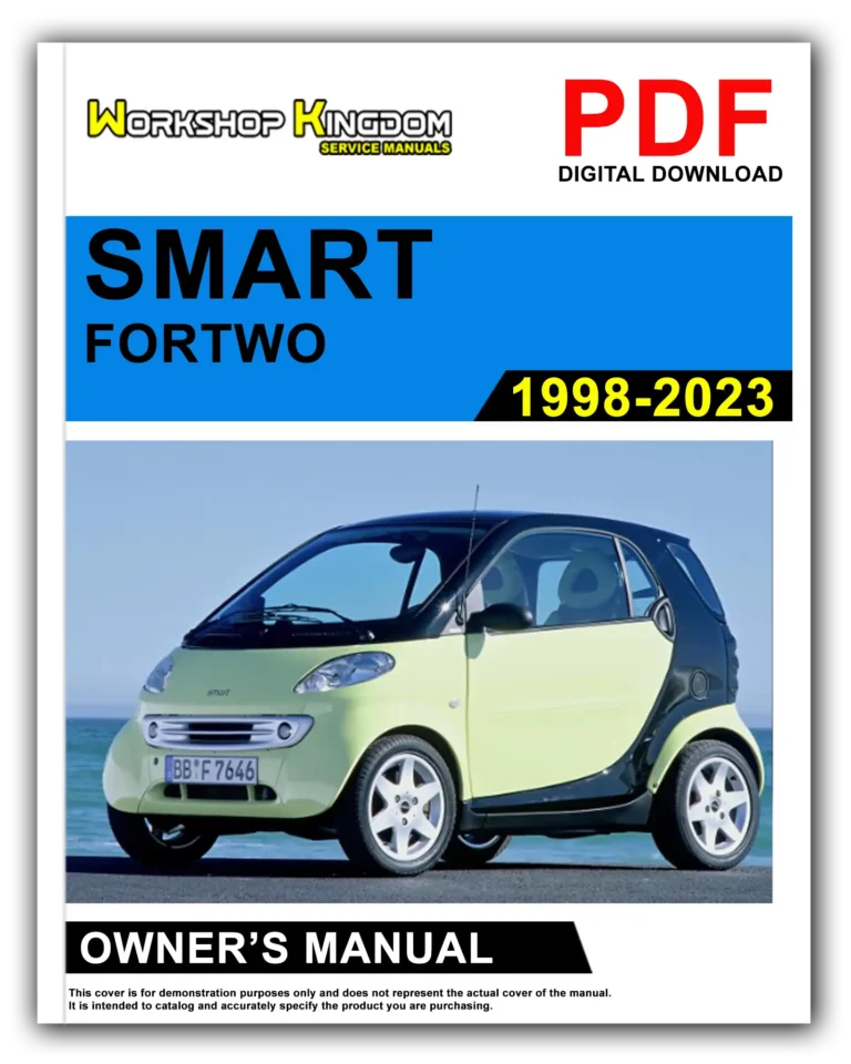 SMART FORTWO (1998-2023) Owner’s Manual – English – PDF Download
