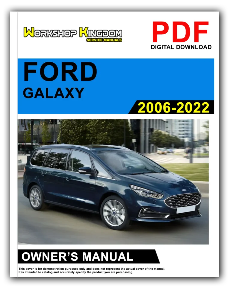 FORD GALAXY (2006-2022) Owner’s Manual – English – PDF Download