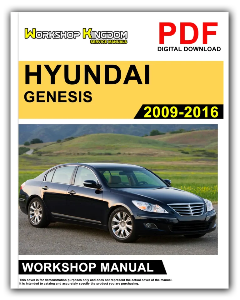 HYUNDAI GENESIS (2009-2016) Workshop Repair Service Manual – English – PDF Download