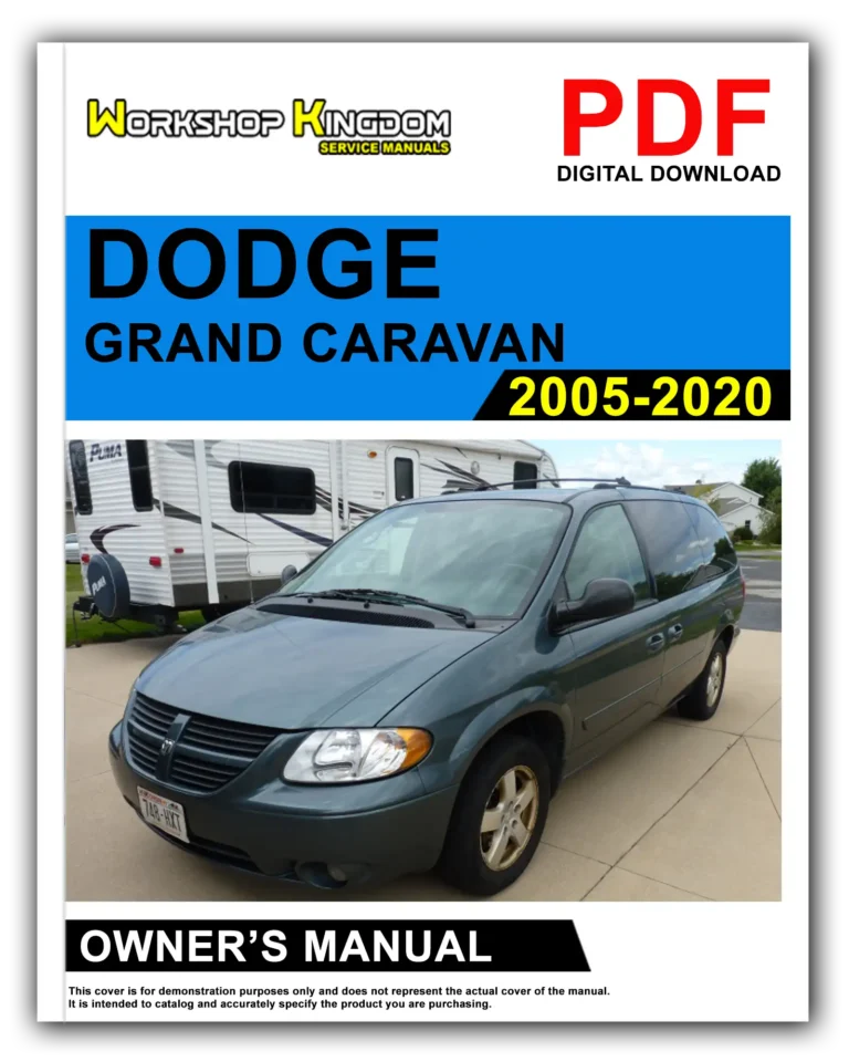 DODGE GRAND CARAVAN (2005-2020) Owner’s Manual – English – PDF Download