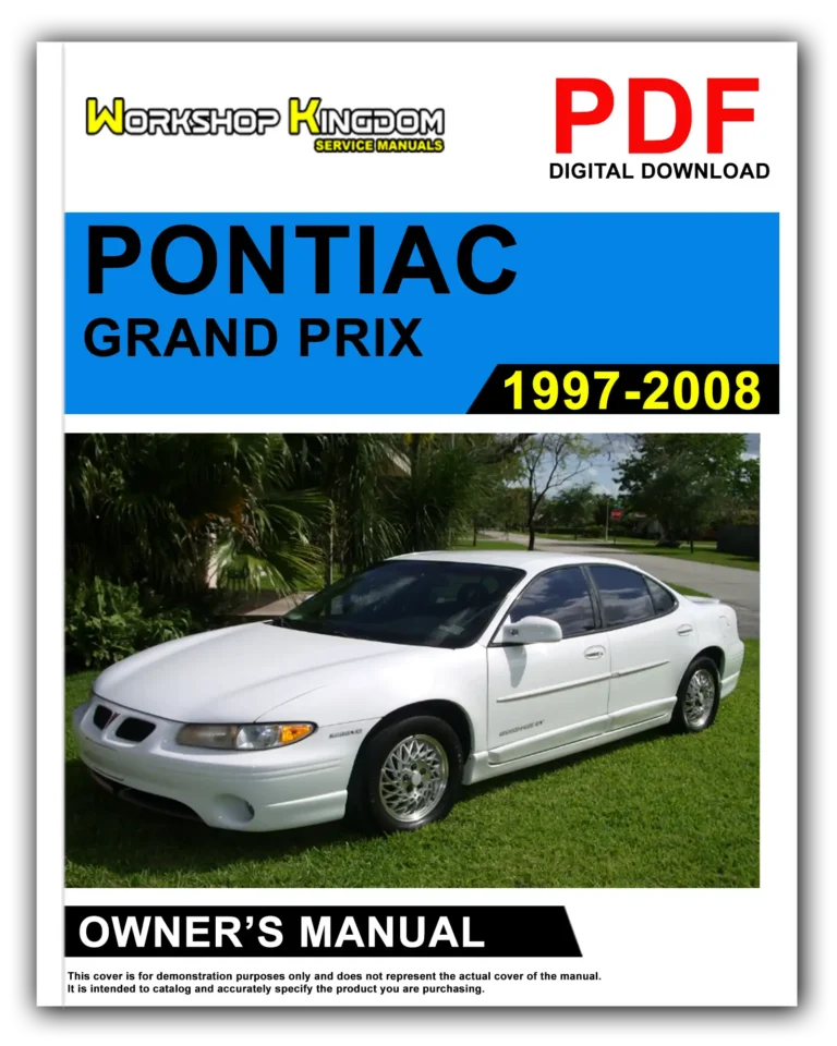 PONTIAC GRAND PRIX (1997-2008) Owner’s Manual – English – PDF Download
