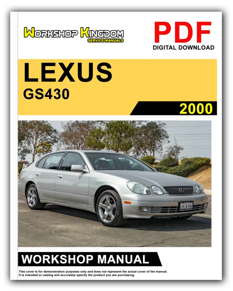 LEXUS GS430 GS300 UZS190 GRS190 (2000) Workshop Repair Service Manual – English – PDF Download