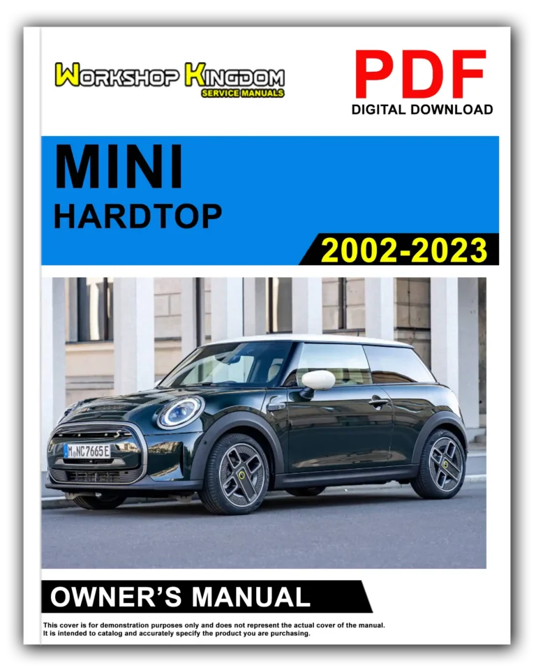 MINI HARDTOP (2002-2023) Owner’s Manual – English – PDF Download