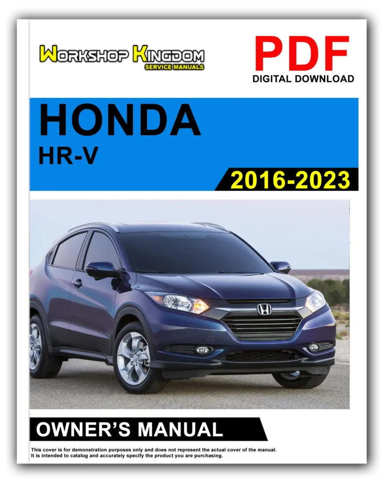 HONDA HR-V (2016-2023) Owner’s Manual – English – PDF Download