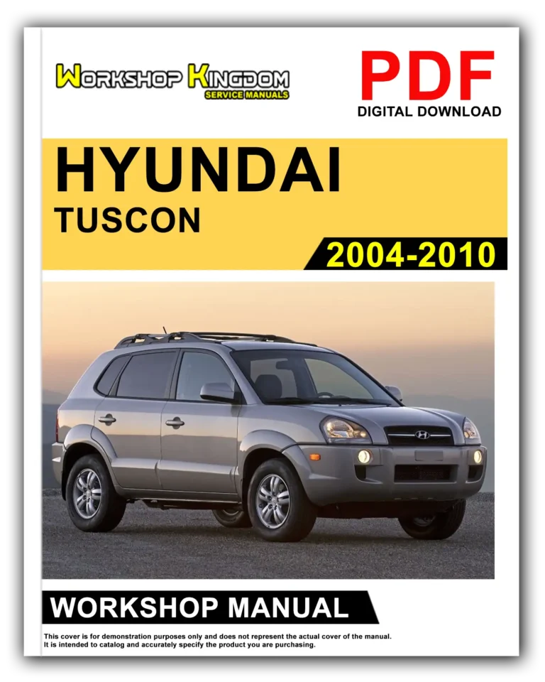 HYUNDAI TUSCON (2004-2010) Workshop Repair Service Manual – English – PDF Download