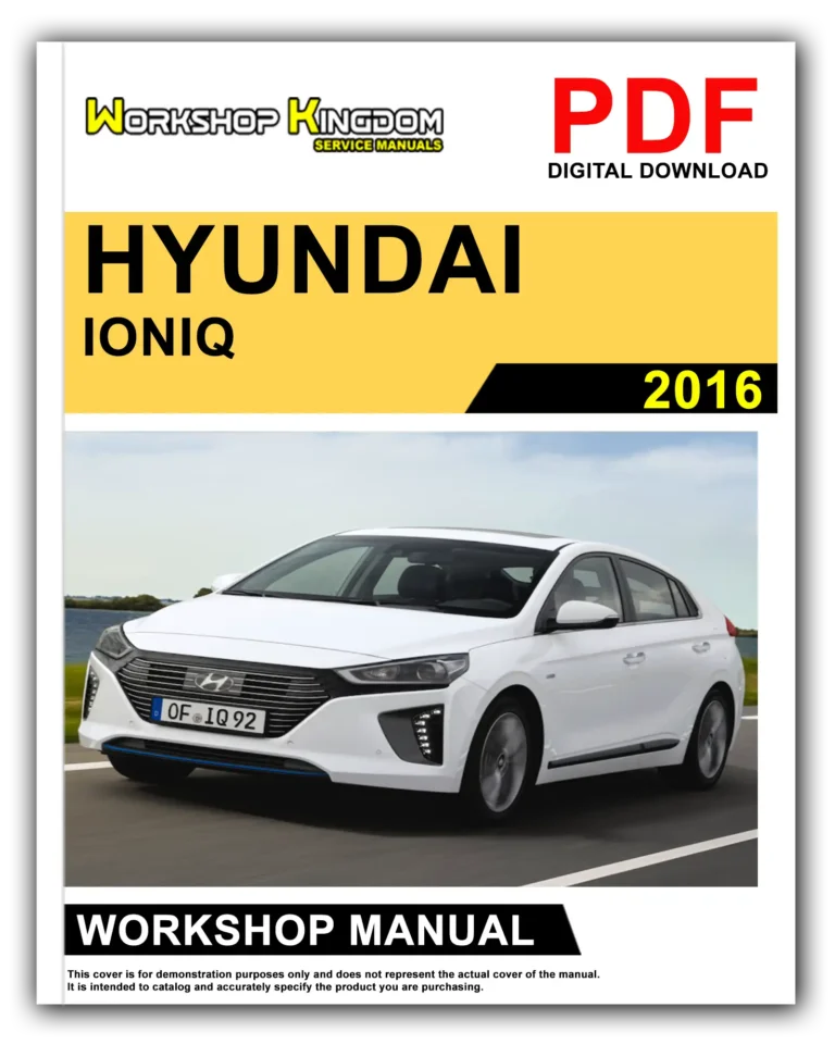 HYUNDAI IONIQ (2016) Workshop Repair Service Manual – English – PDF Download