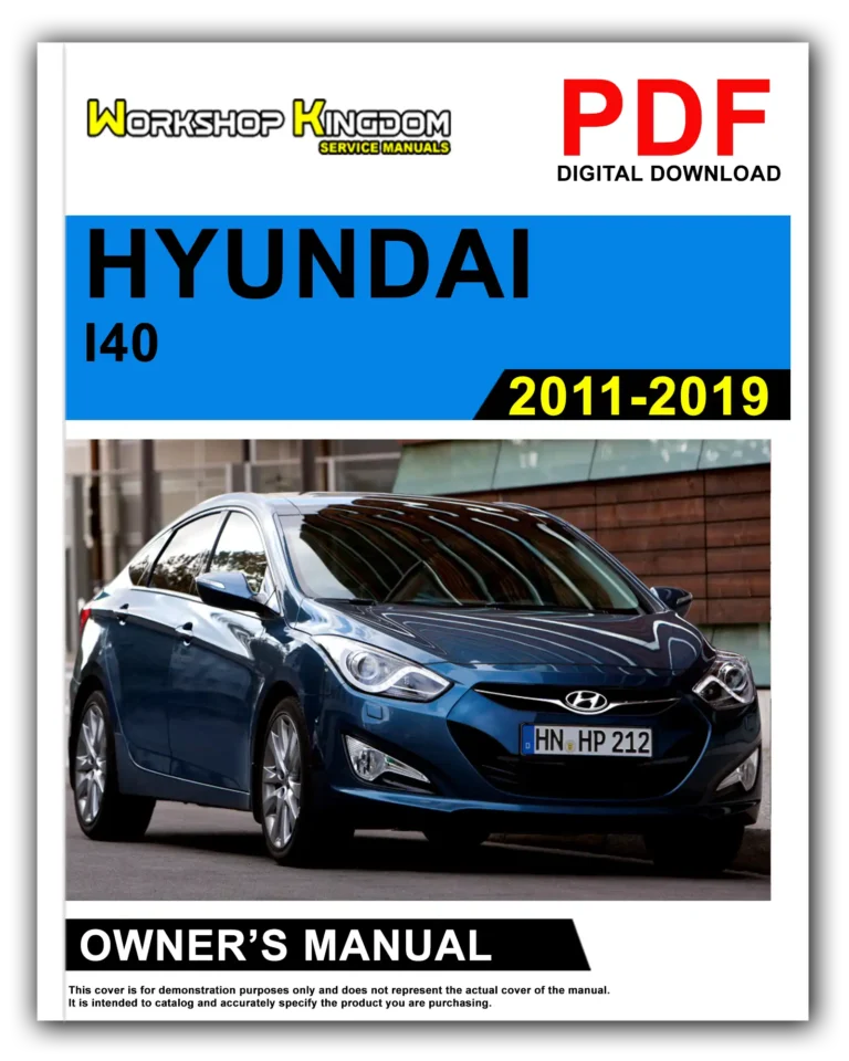 HYUNDAI I40 (2011-2019) Owner’s Manual – English – PDF Download