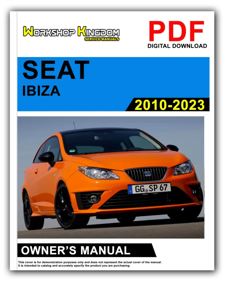 SEAT IBIZA (2010-2023) Owner’s Manual – English – PDF Download