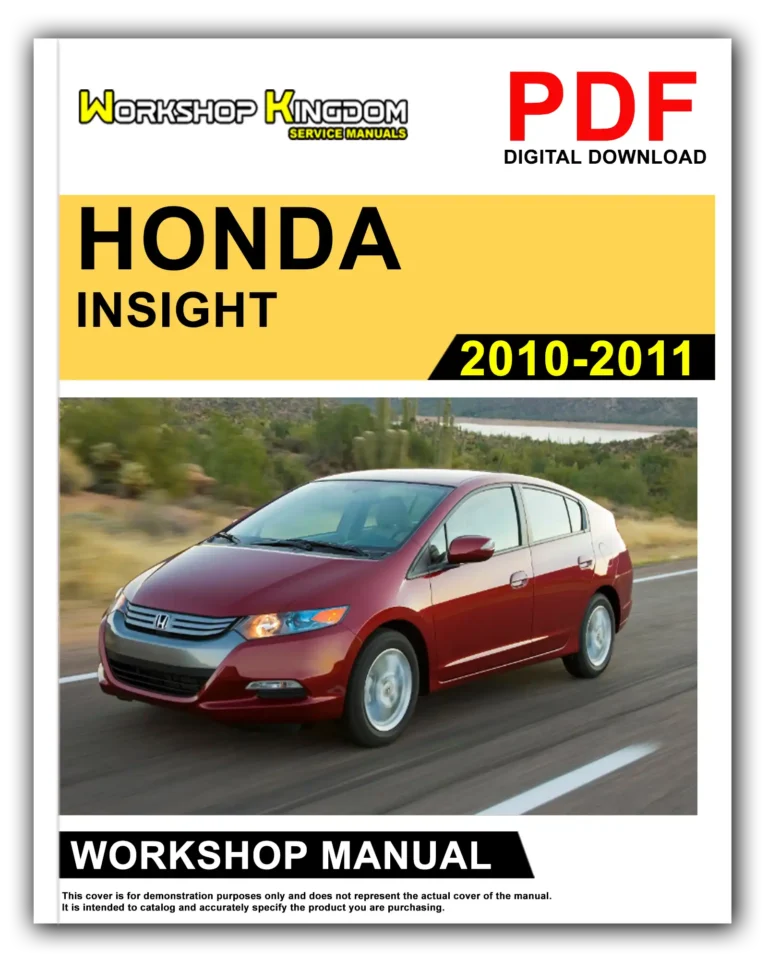 HONDA INSIGHT (2010-2011) Workshop Repair Service Manual – English – PDF Download