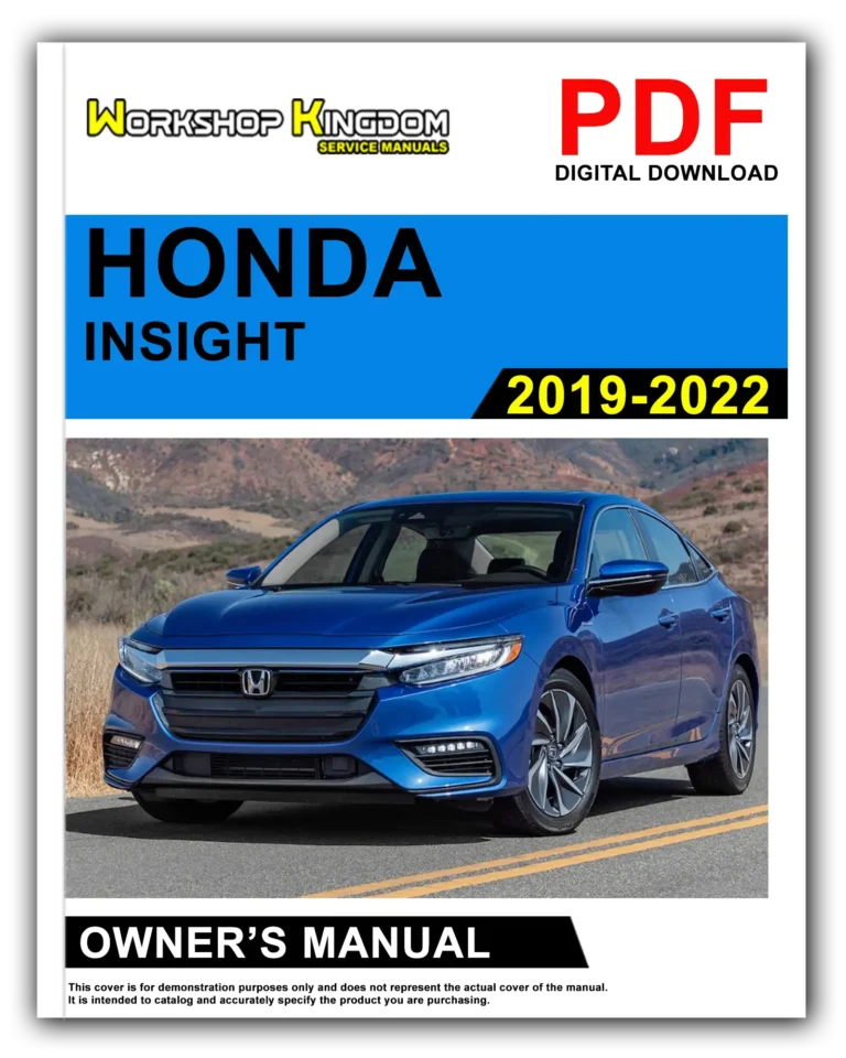 HONDA INSIGHT (2019-2022) Owner’s Manual – English – PDF Download