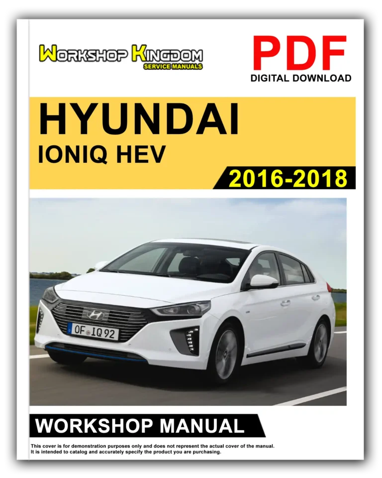 HYUNDAI IONIQ HEV (2016-2018) Workshop Repair Service Manual – English – PDF Download