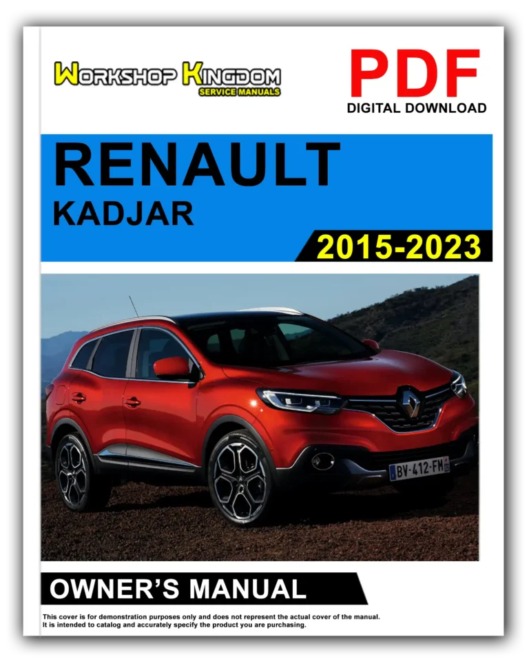 RENAULT KADJAR (2015-2023) Owner’s Manual – English – PDF Download