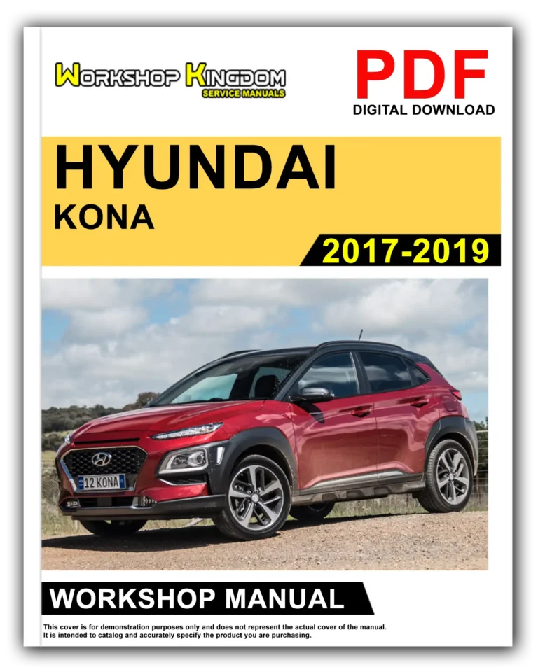 HYUNDAI KONA (2017-2019) Workshop Repair Service Manual – English – PDF Download