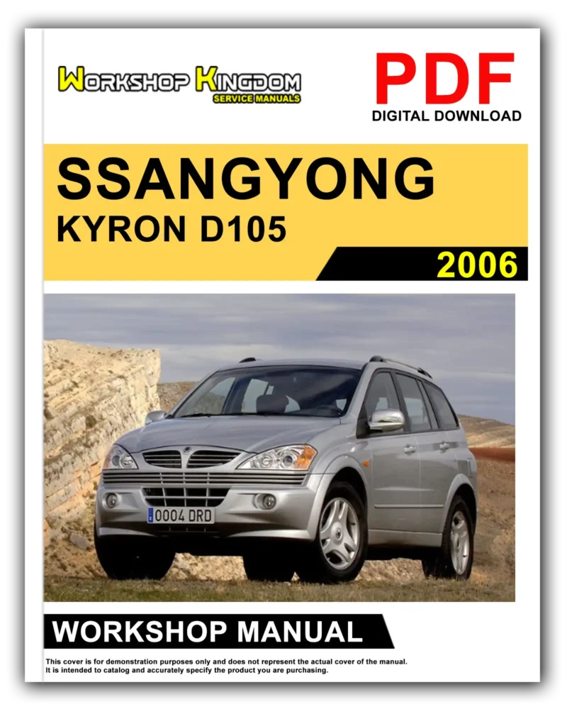 SSANGYONG KYRON D105 Workshop Manual