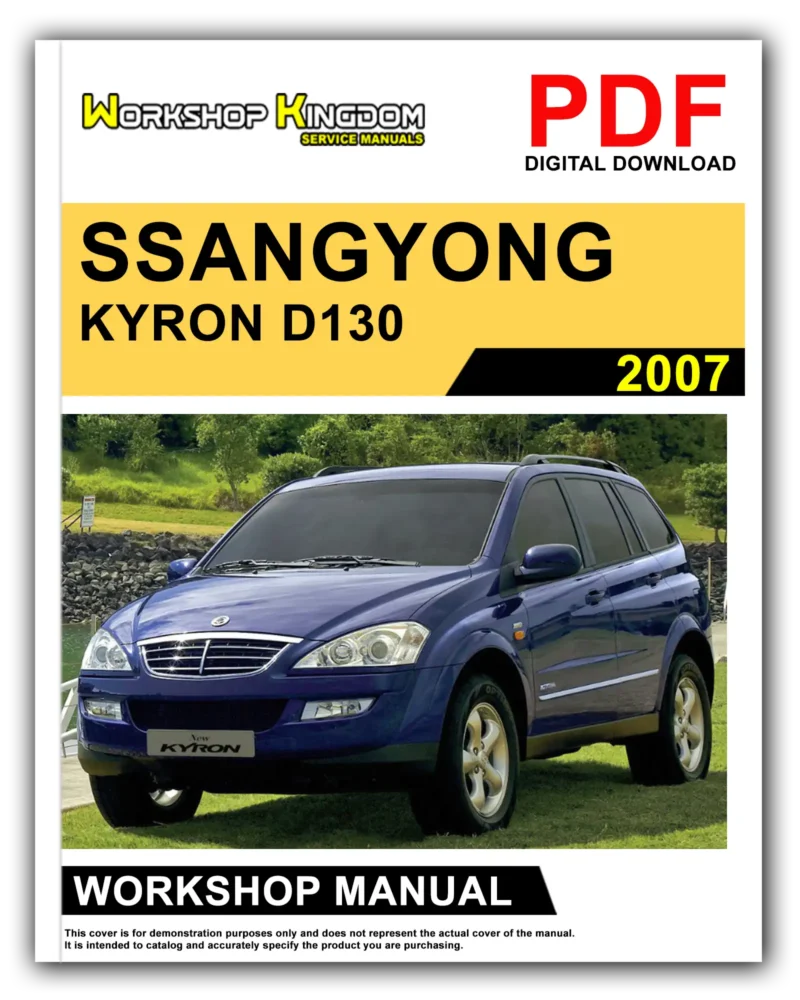 SSANGYONG KYRON D130 Workshop Manual