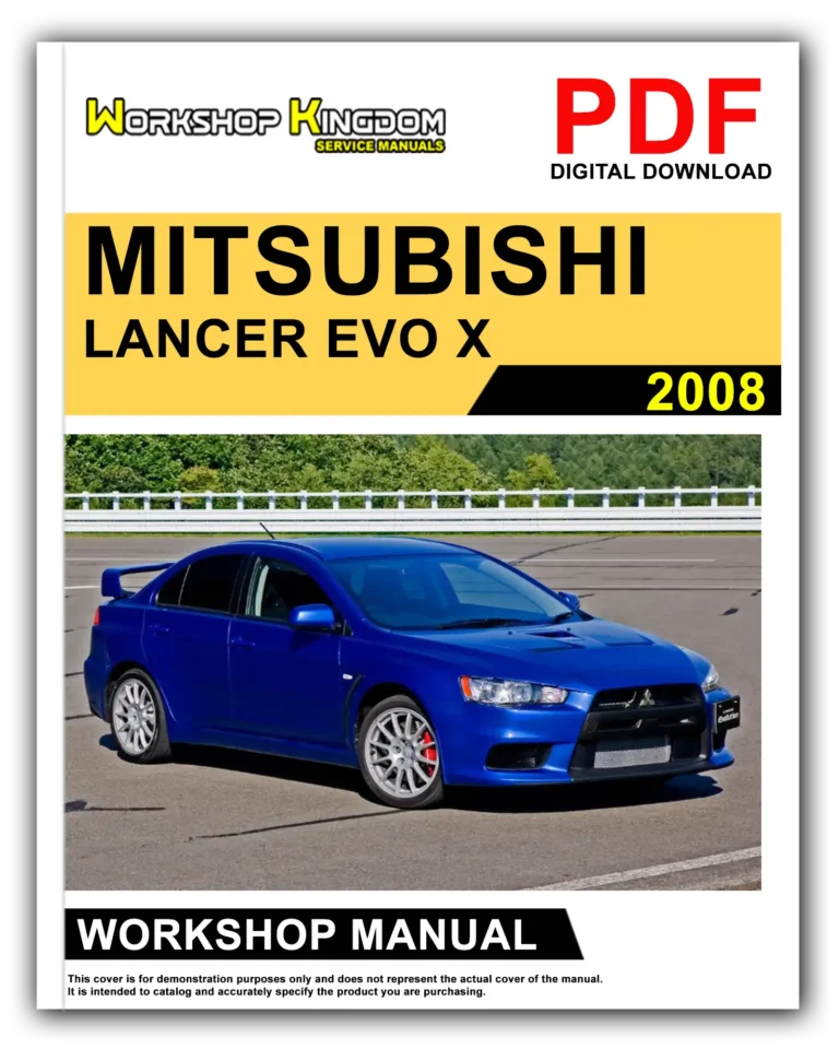 MITSUBISHI LANCER EVO X (2008) Workshop Repair Service Manual – English – PDF Download
