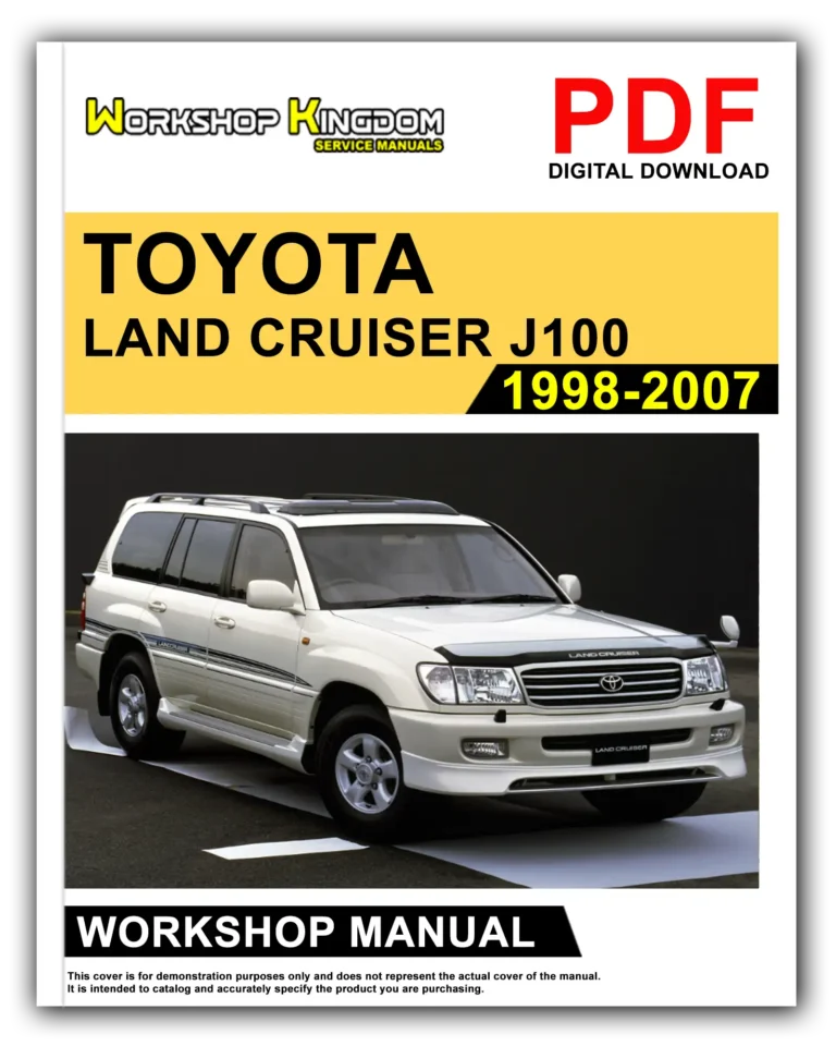 TOYOTA LAND CRUISER J100 (1998-2007) Workshop Repair Service Manual – English – PDF Download
