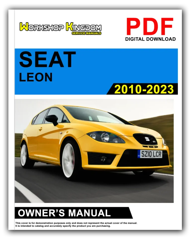 SEAT LEON (2010-2023) Owner’s Manual – English – PDF Download