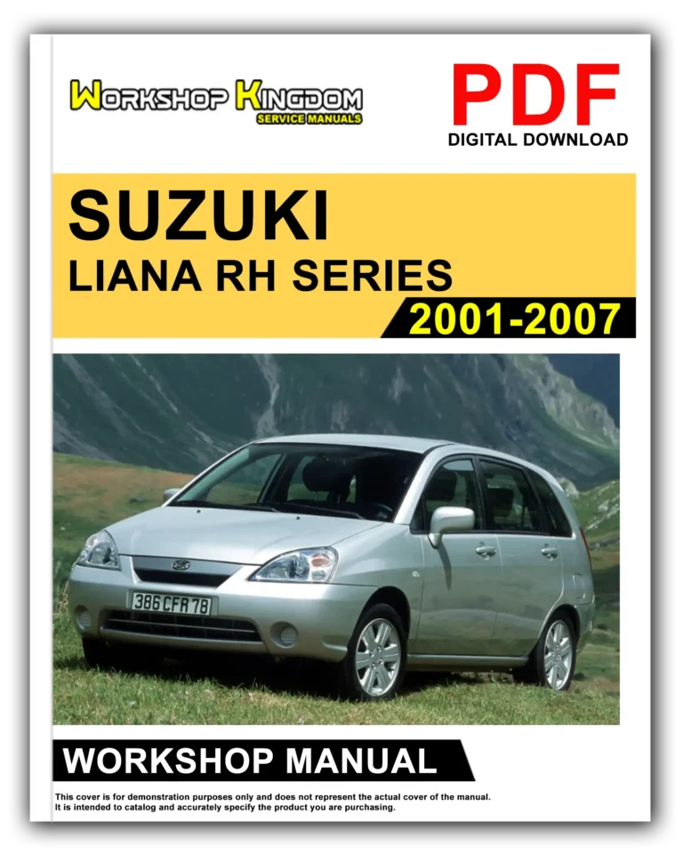 SUZUKI LIANA RH SERIES (2001-2007) Workshop Repair Service Manual – English – PDF Download