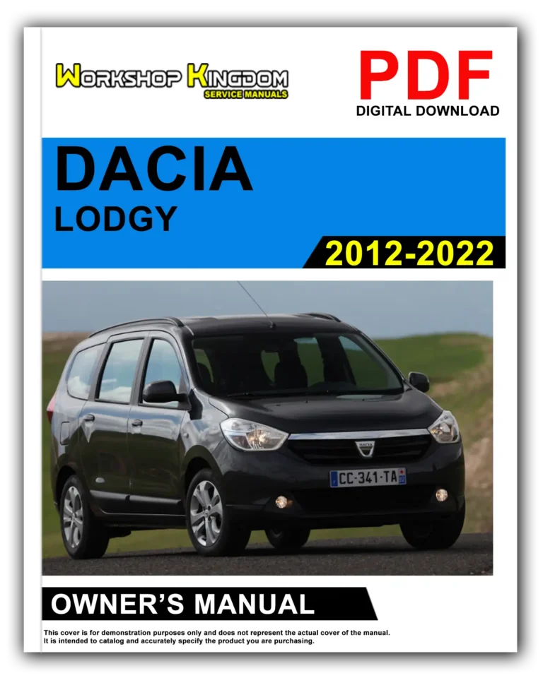 DACIA LODGY (2012-2022) Owner’s Manual – English – PDF Download