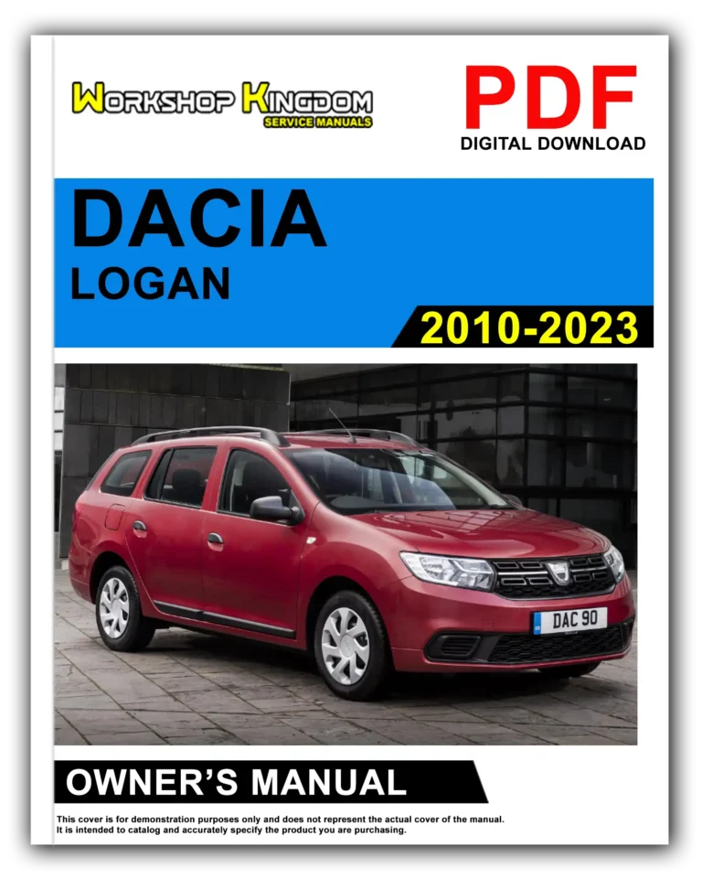 DACIA LOGAN (2010-2023) Owner’s Manual – English – PDF Download